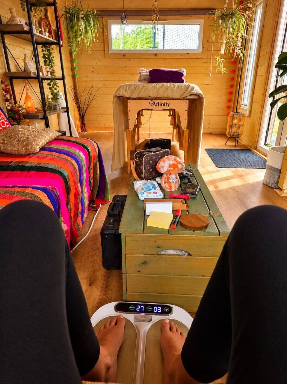 OlyLife P90+ being used at The Frequency Retreat