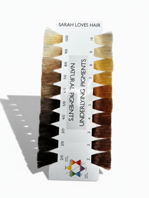Bright product image placeholder of the physical ULP Chart in a salon setting