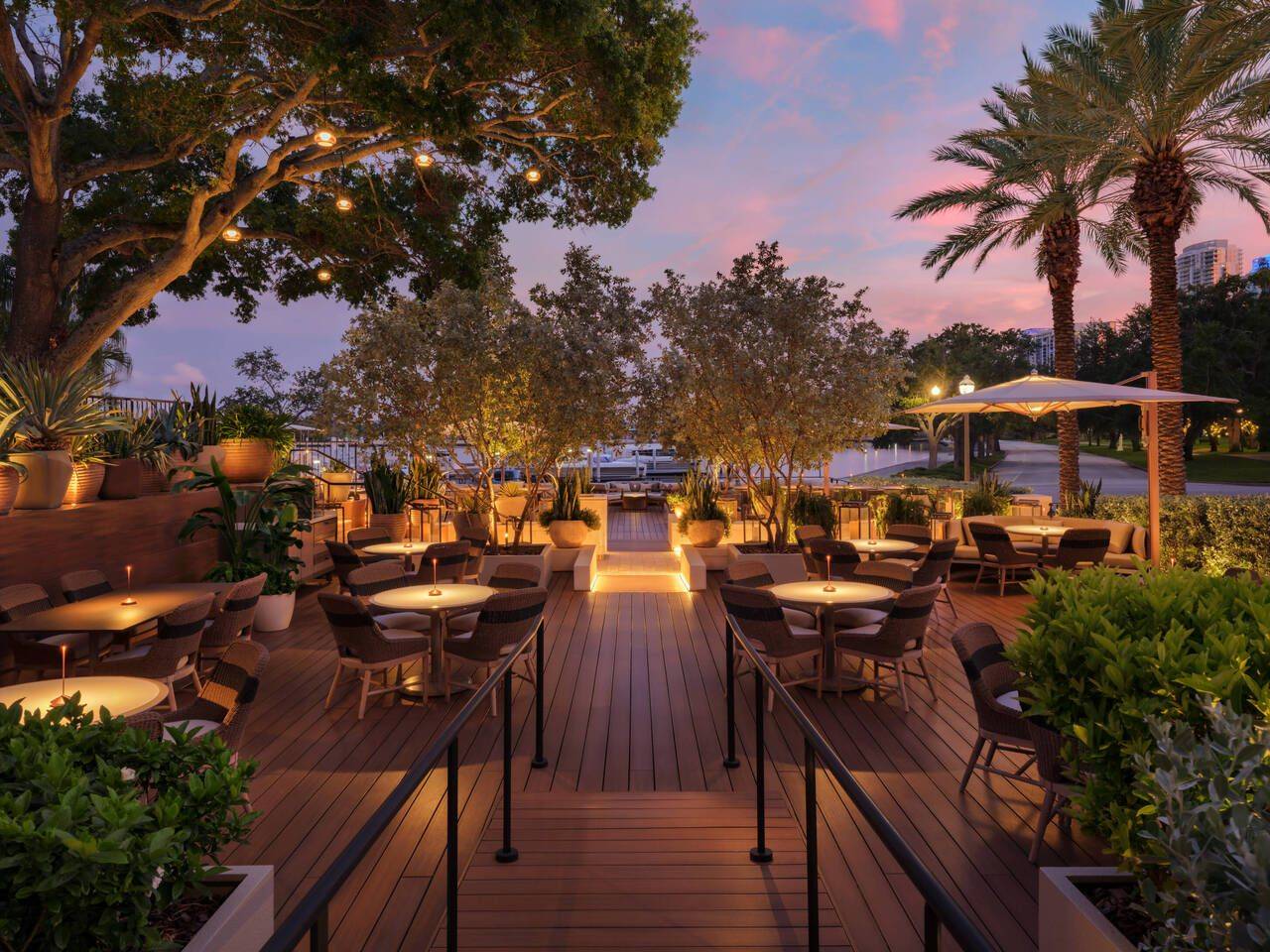 The grounds of The Vinoy