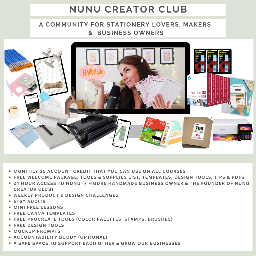 Nunu Creator Club artwork featuring Nunu, creative tools, and membership benefits