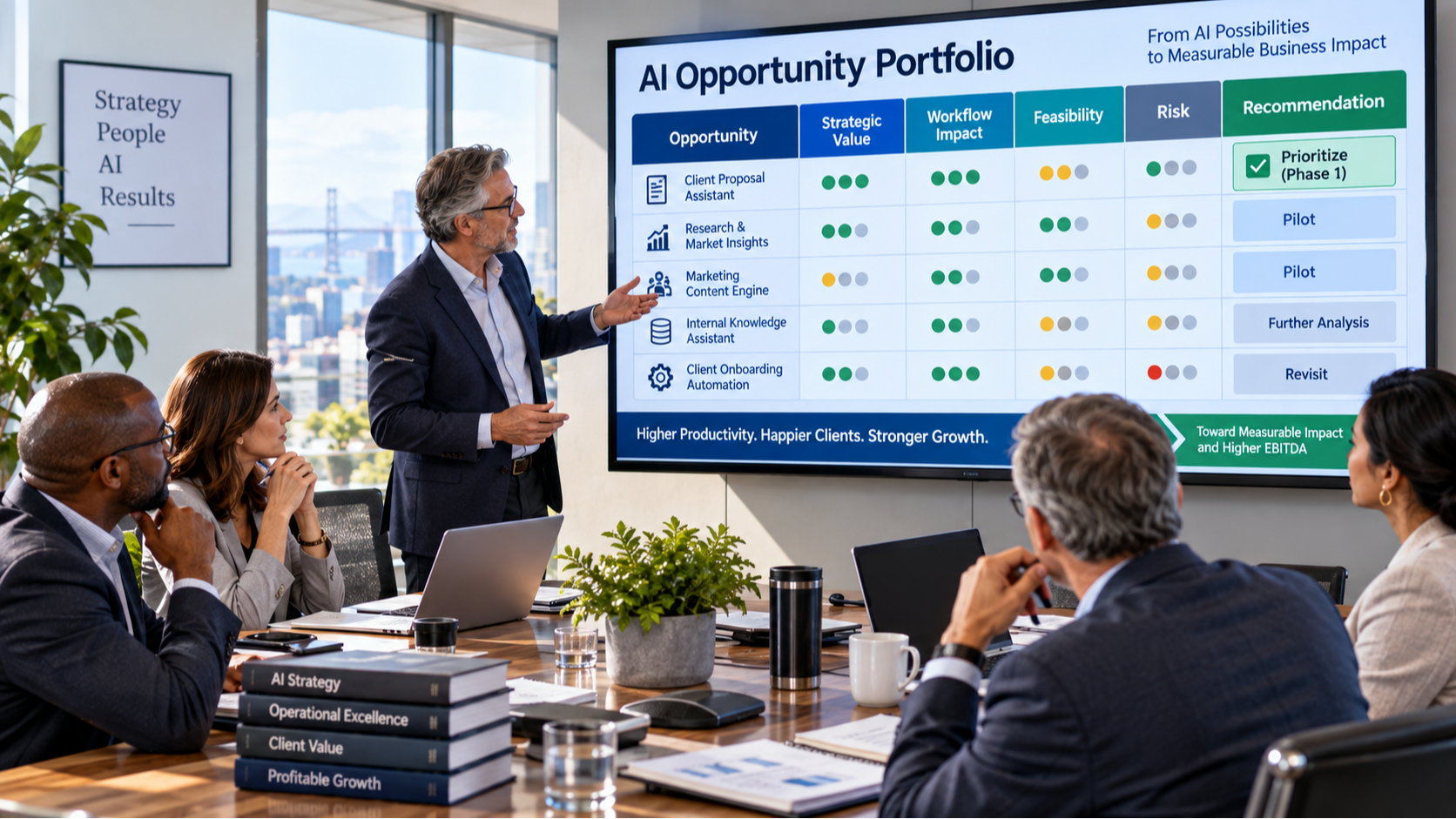 Focus AI investment on the opportunities most likely to produce measurable value.