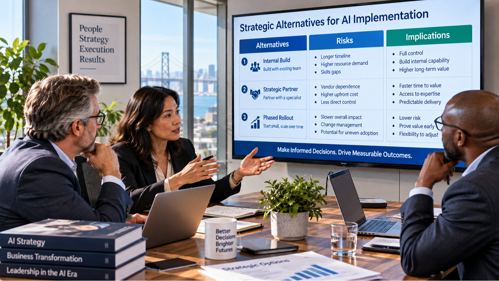 Use AI to expand executive analysis while keeping human judgment in control.