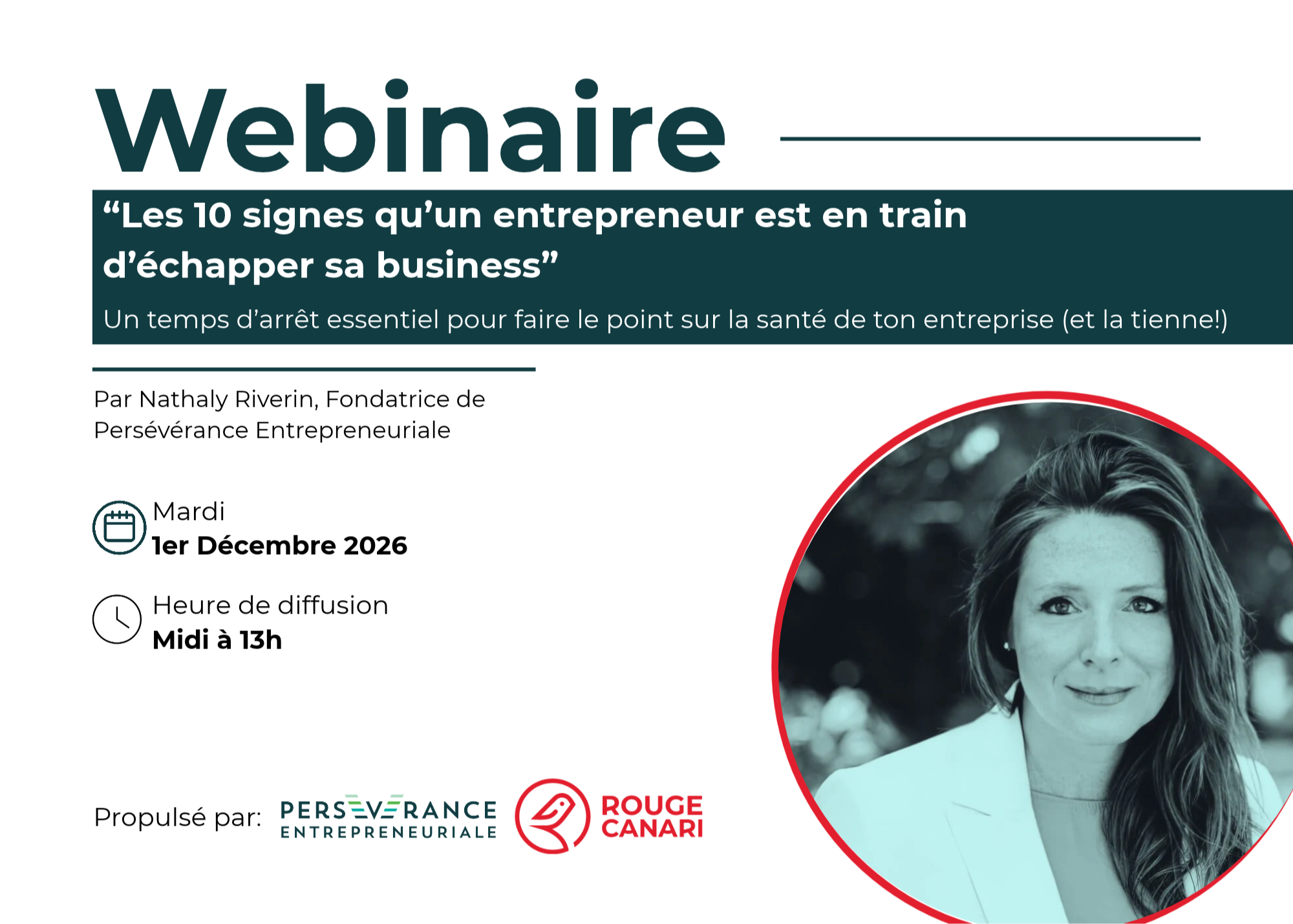 Webinaire Persévérance Entrepreneuriale avec Cléo Maheux, fondatrice d'Hypercroissance - Histoire d'une persévérante : J'ai combattu le cancer sans jamais lâcher mon entreprise.
