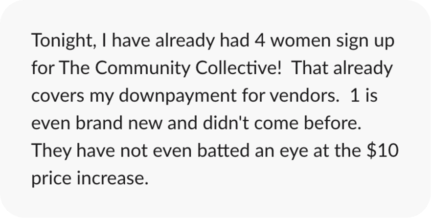Collective Co-Op member testimonial