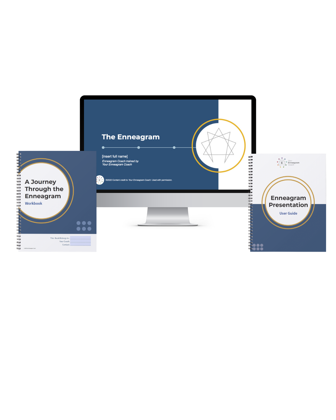 Enneagram Presentation Suite with slide deck, attendee workbook, and user guide