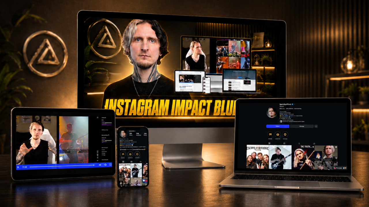 Instagram Blueprint product mockup