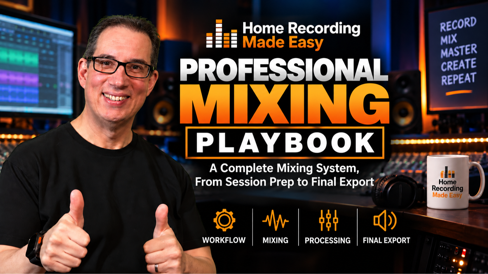 David Vignola presenting the Professional Mixing Playbook