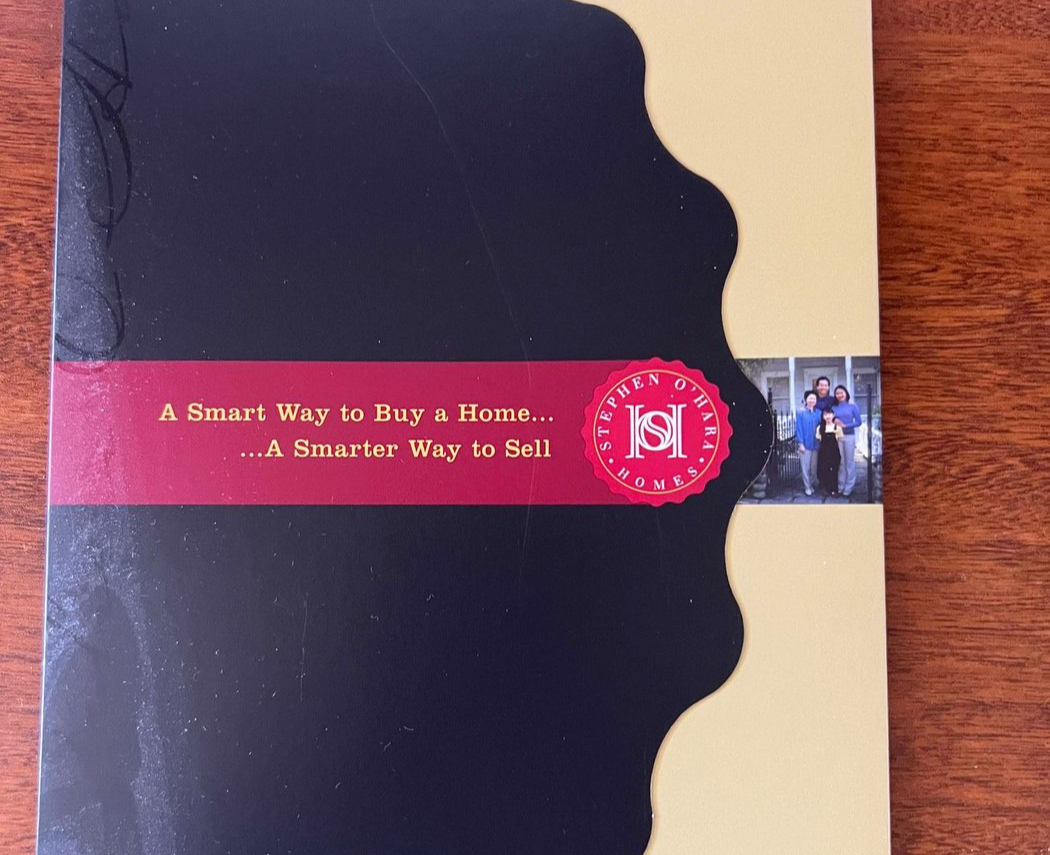 The original Stephen O'Hara Certified Home brochure, 1981