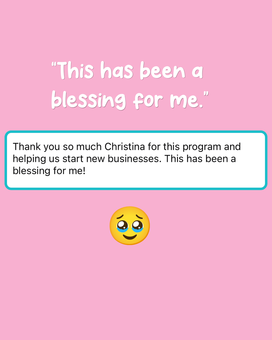 Happy Talk instructor testimonial 1