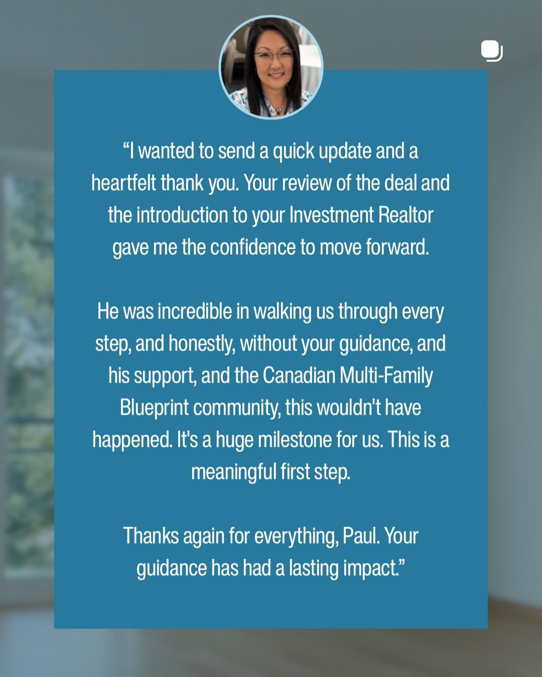 Christine's story – slide 3