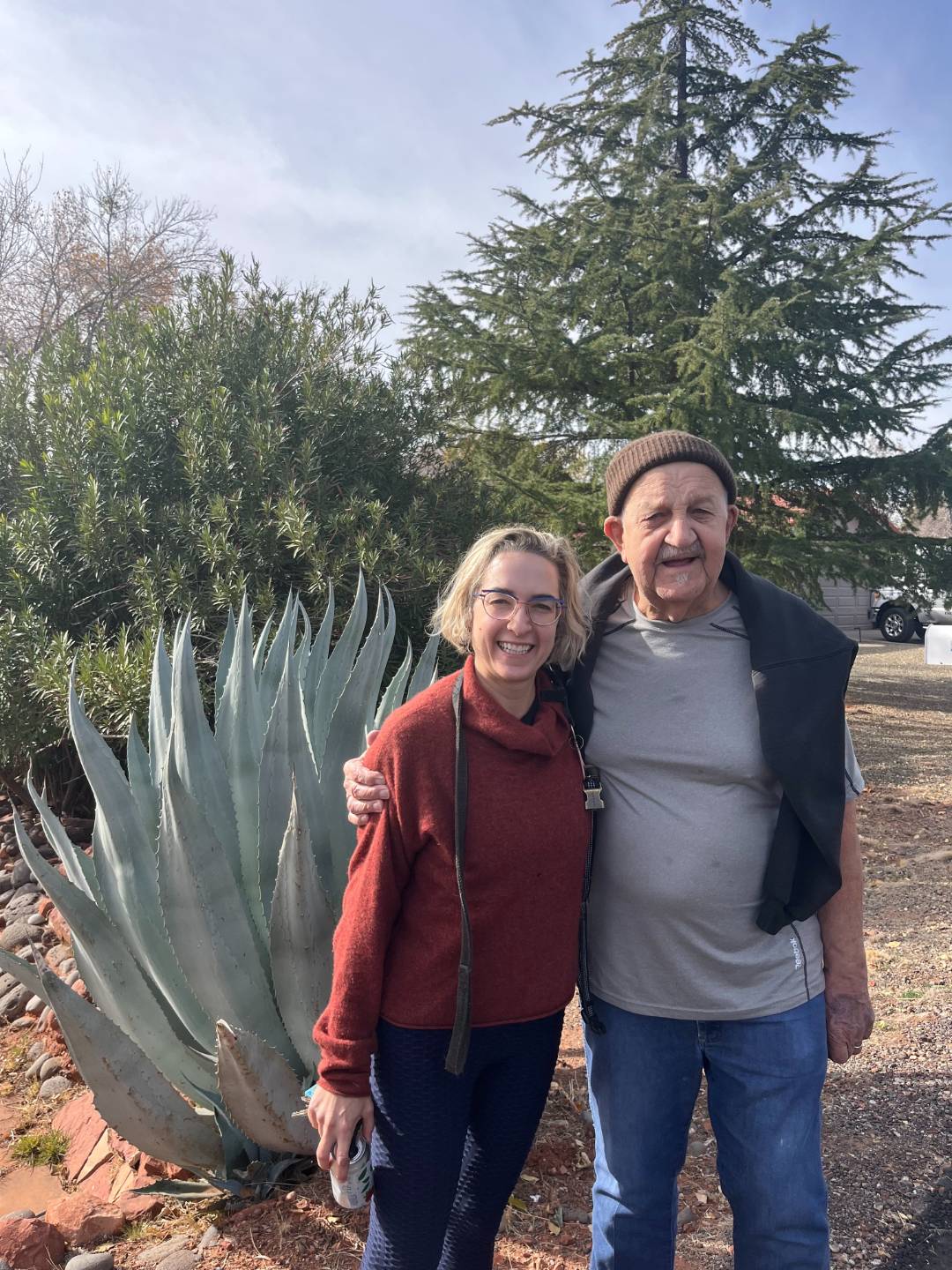 Lindsey with her dad