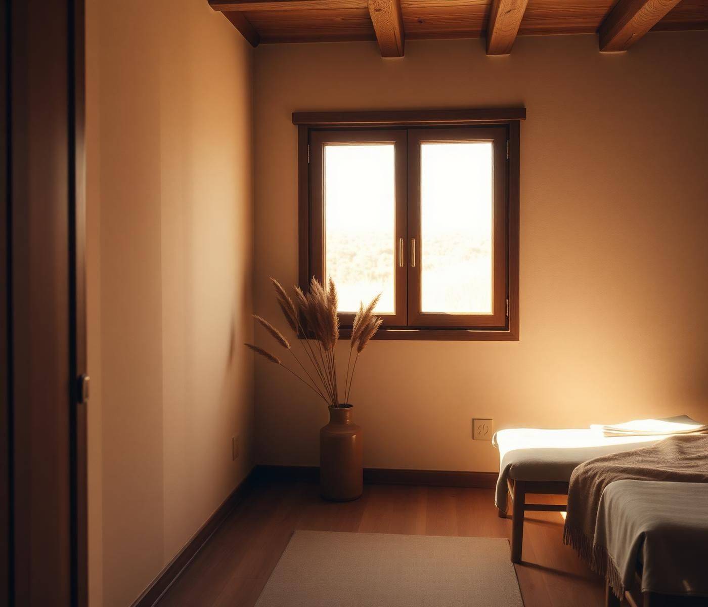 Warm naturopathic clinic interior