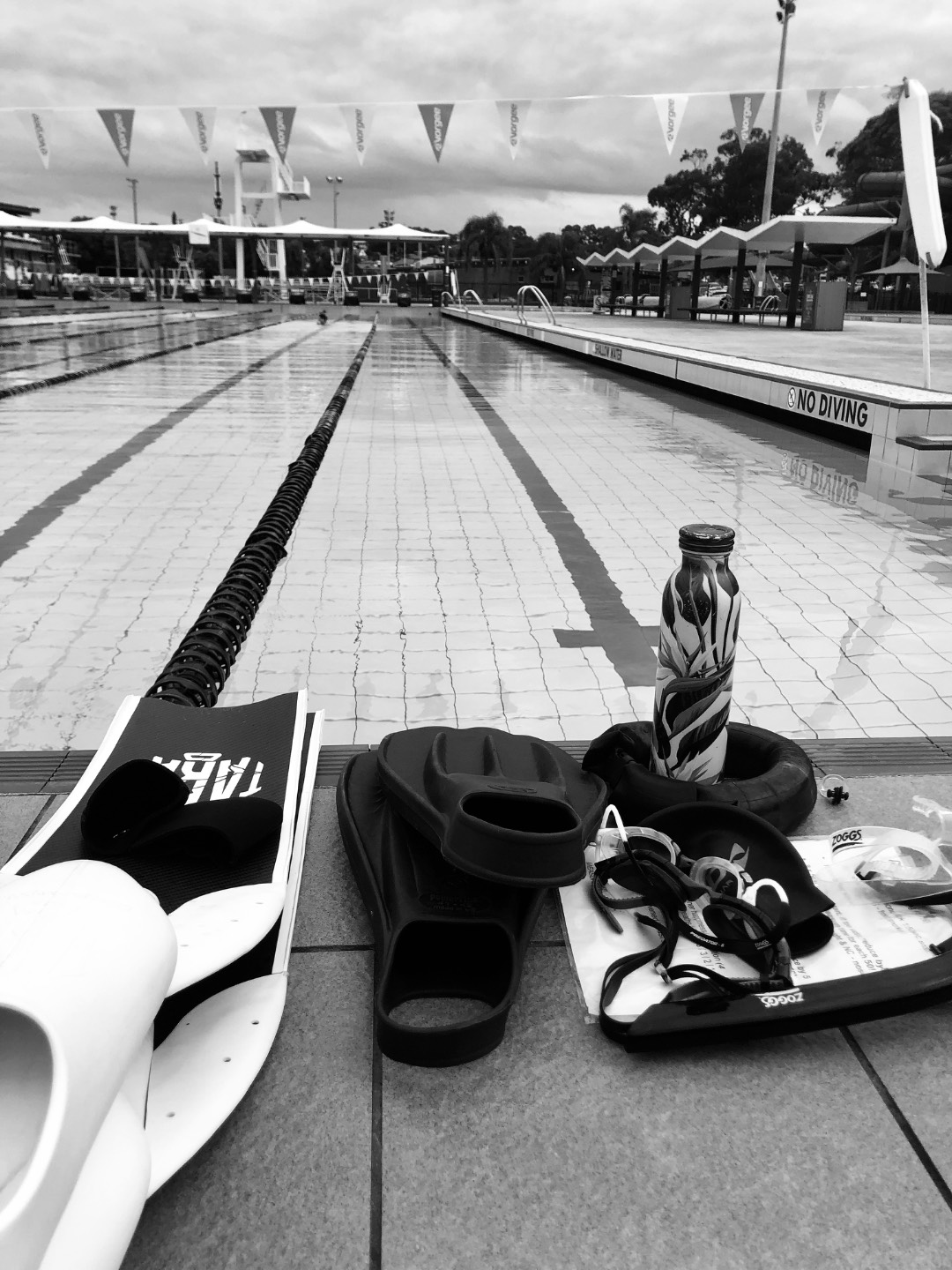 Lambton pool with equipment 