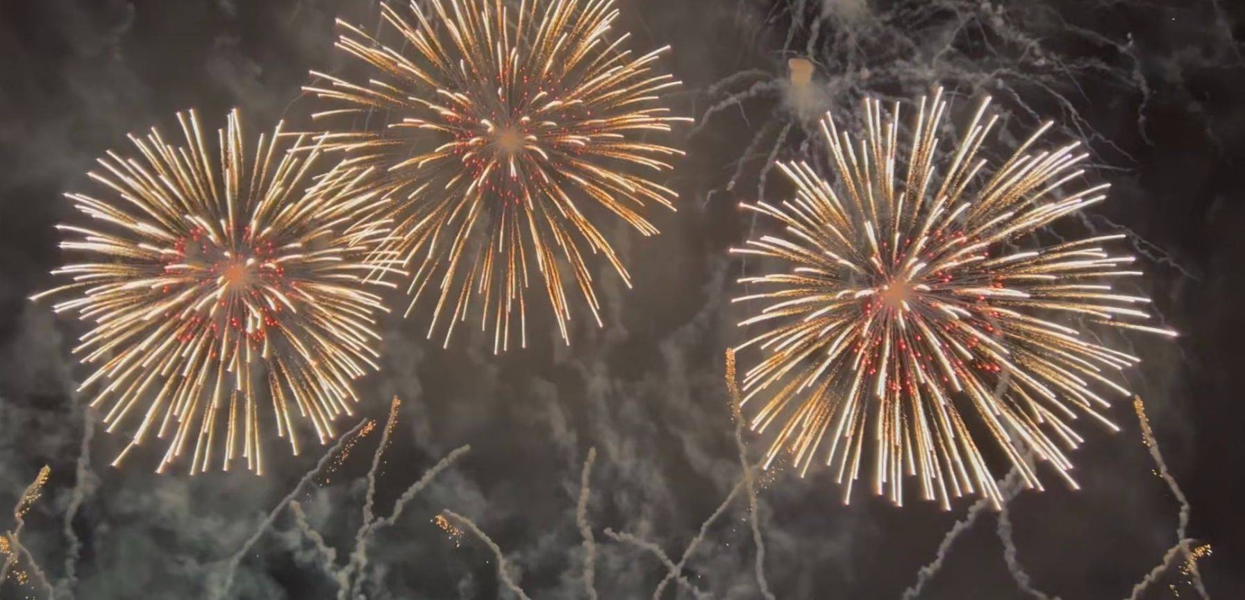 Fireworks display from Awaken - Winnipeg 2026
