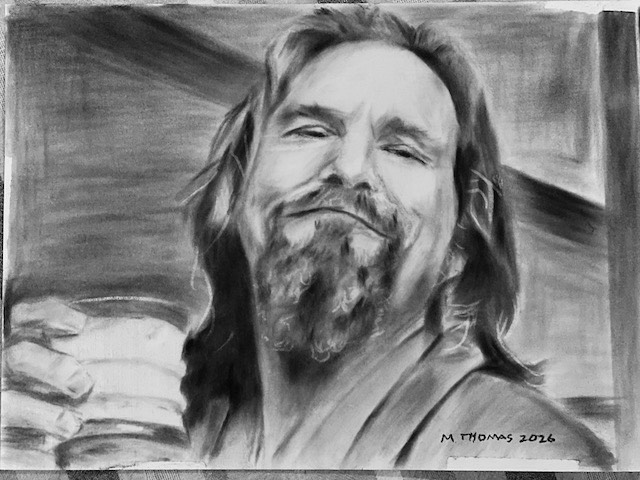 Student portrait artwork