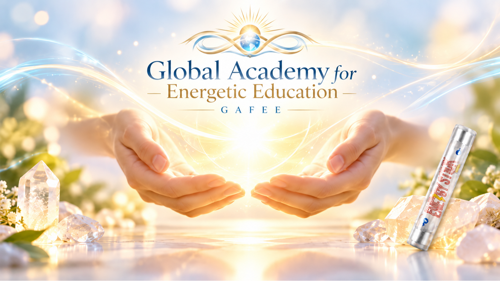 GAFEE energy-themed graphic with Energy Stick giveaway