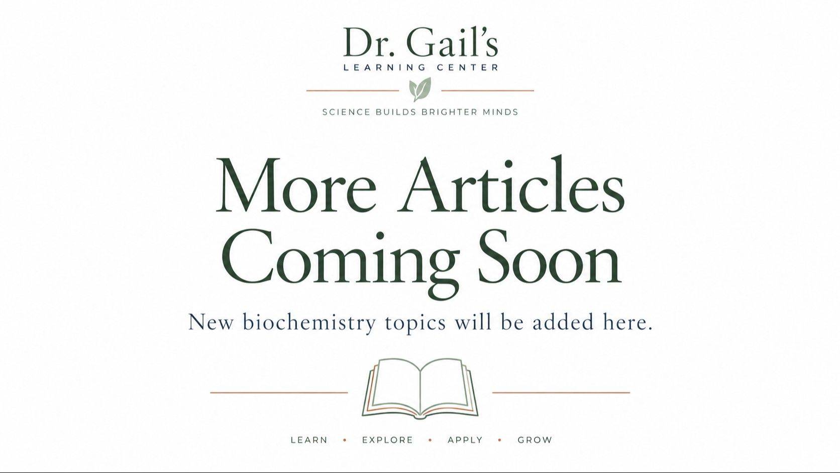 More articles coming soon