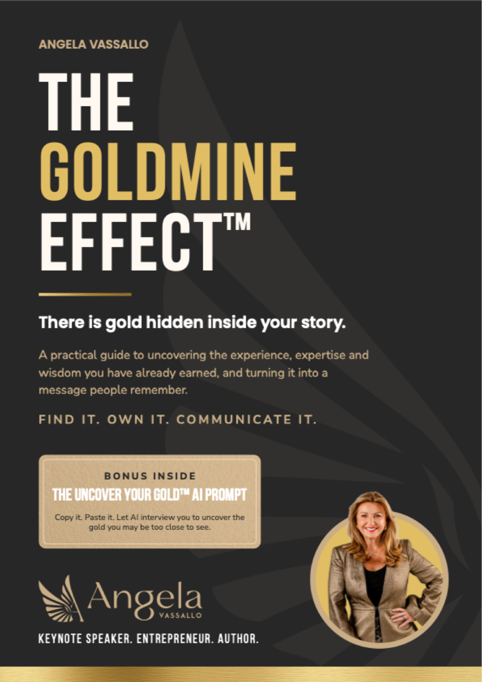 The Goldmine Effect free guide cover by Angela Vassallo