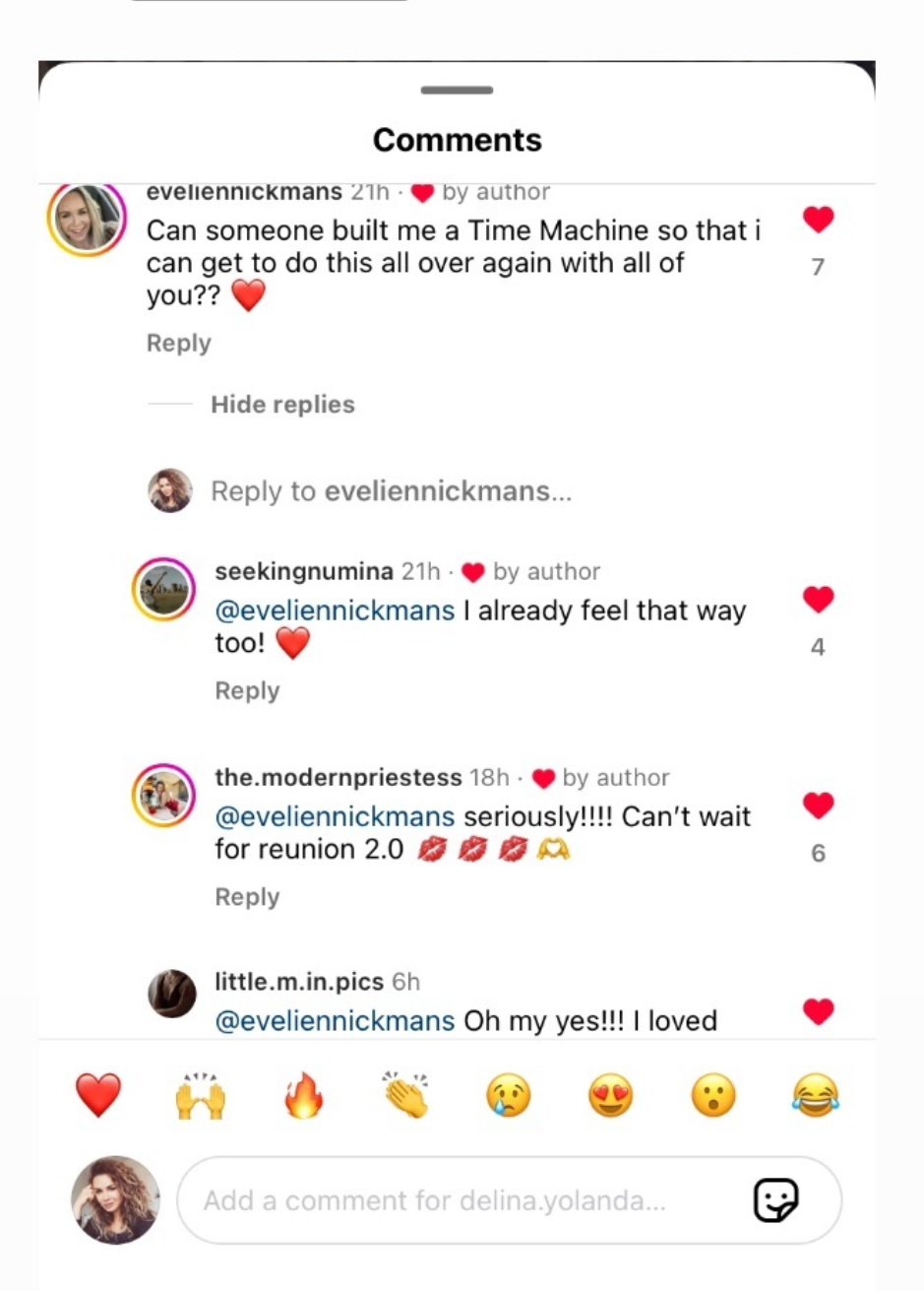 Original retreat conversation: women wishing to repeat the retreat and reunite, including seekingnumina and the.modernpriestess