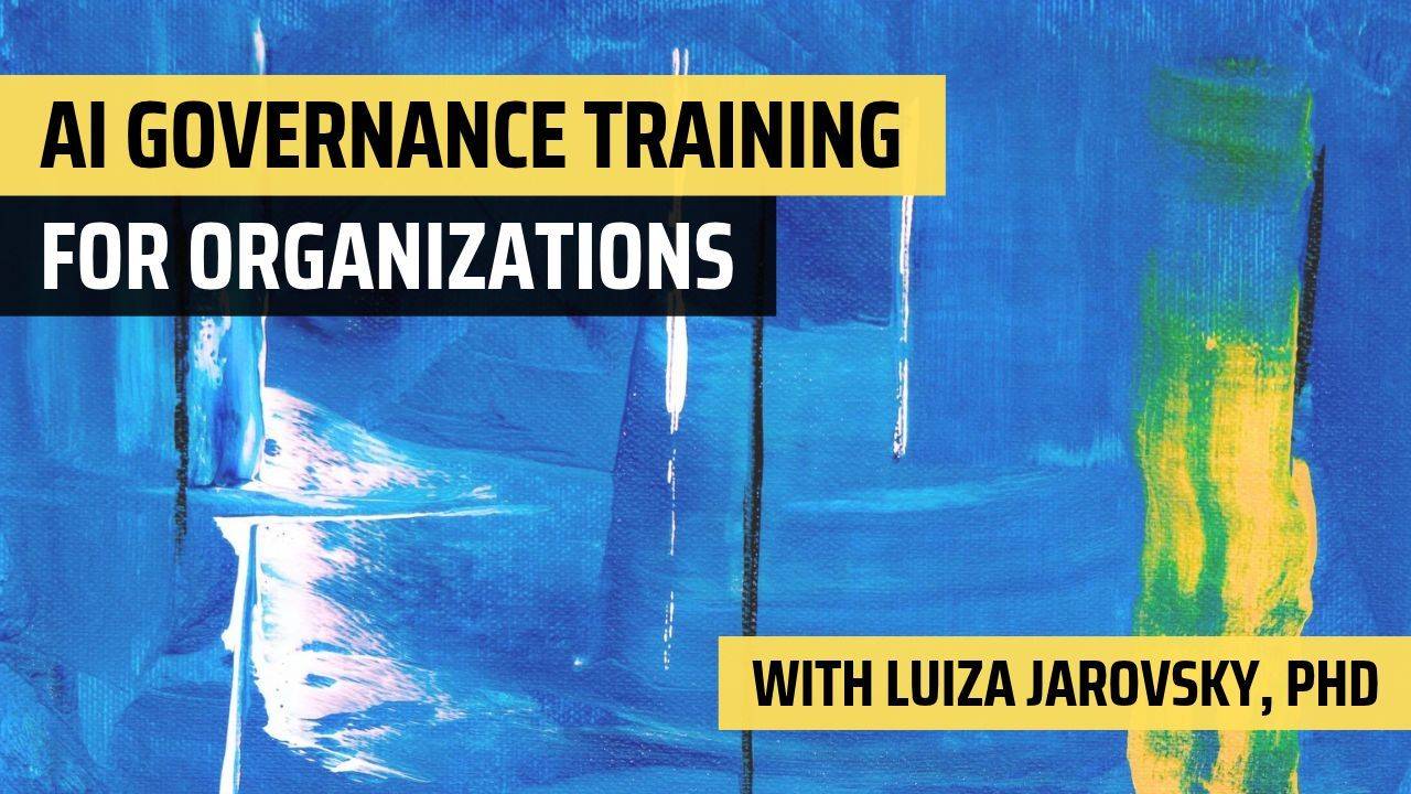 AI Governance Training for Organizations