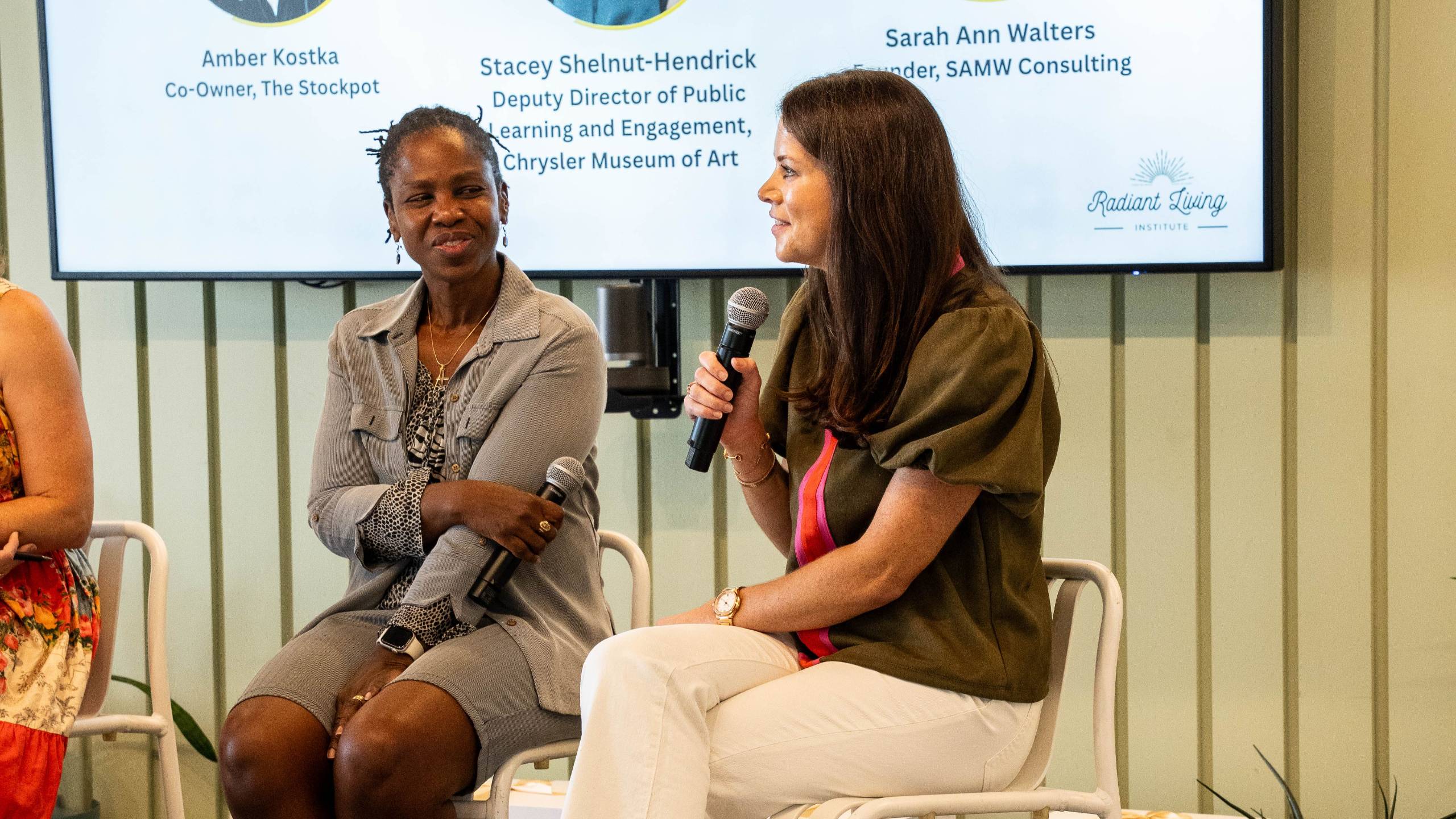 Panelist Speaking at Conference