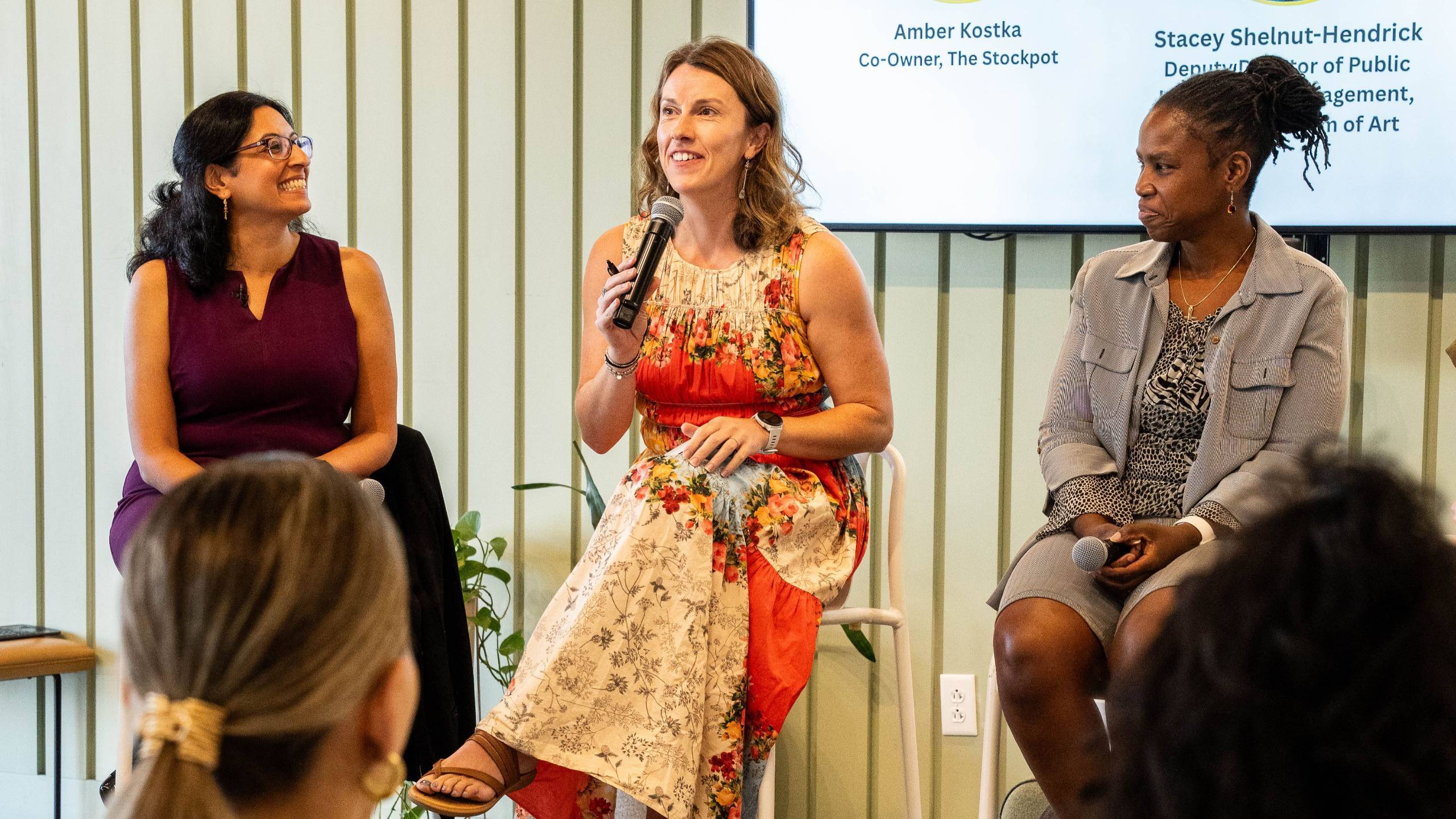 Panelist Speaking at Conference