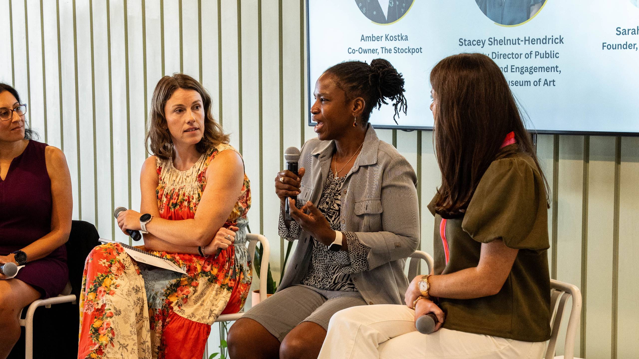 Panelist Speaking at Conference