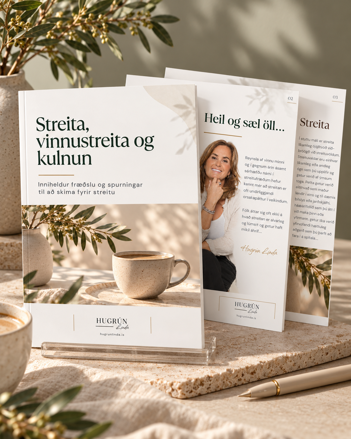 Streita, vinnustreita og kulnun – streituskimun frá Hugrúnu Lindu