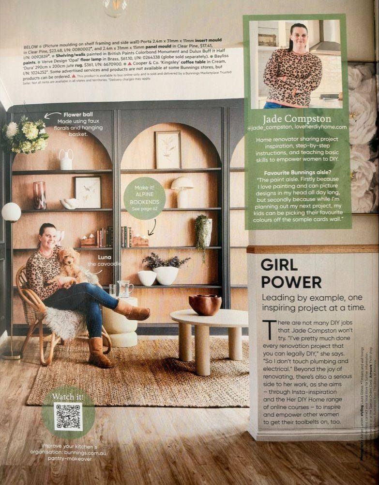 Girl Power. The Bunnings Magazine feature on Jade Compston.