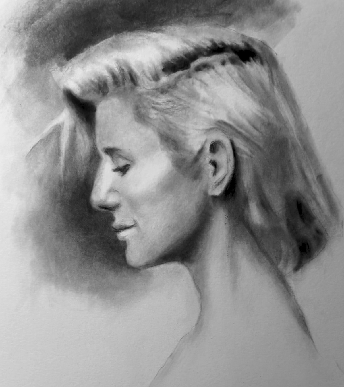 Additional student portrait drawing