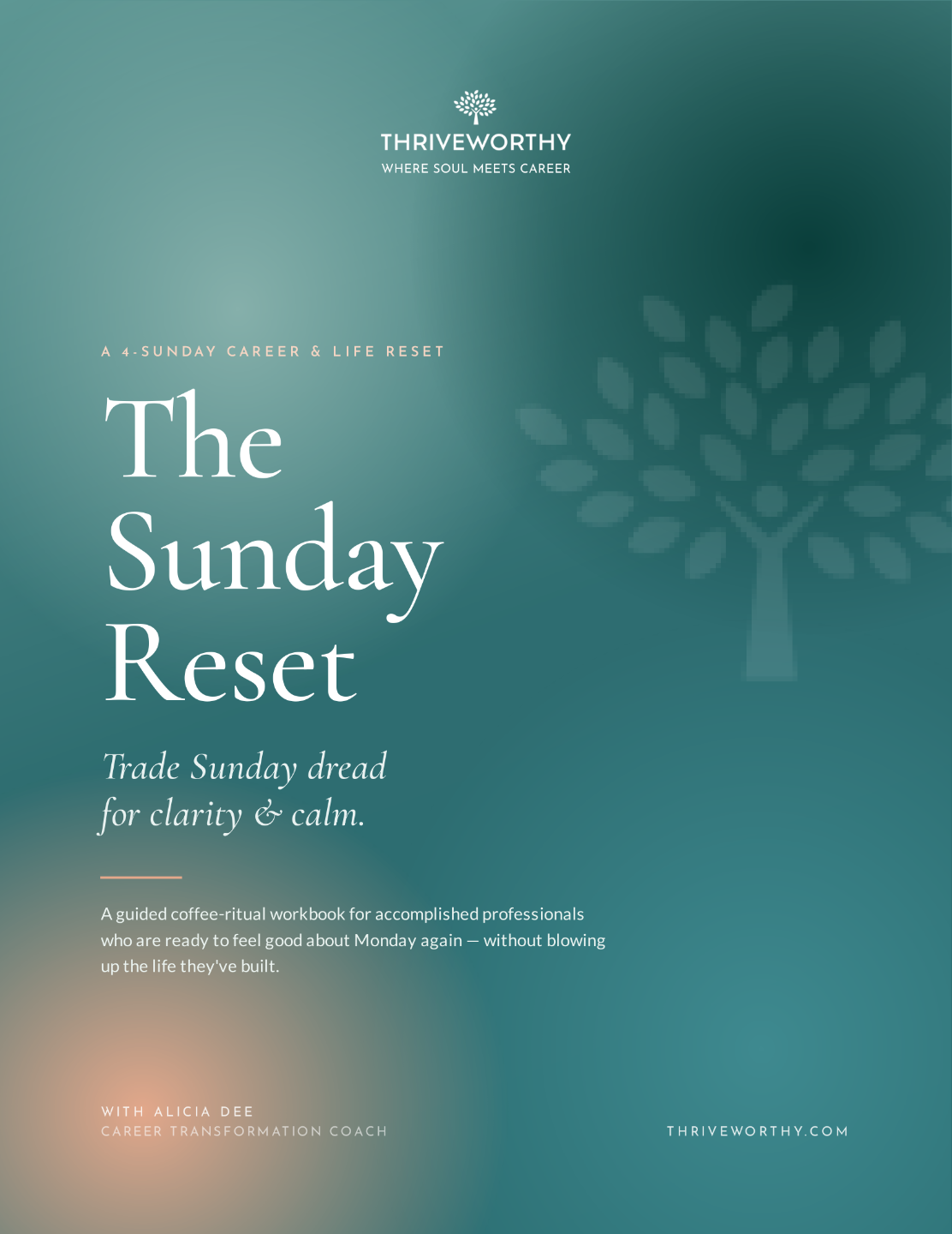 The Sunday Reset workbook cover