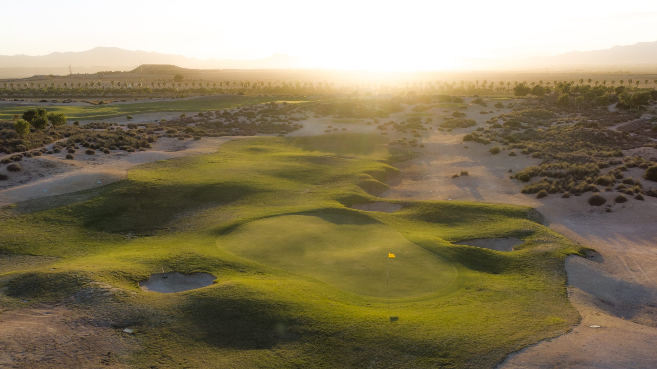 Aerial view of the course at Alhama Signature Golf