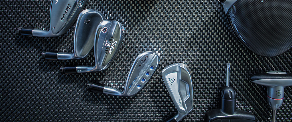 Different club-head designs.