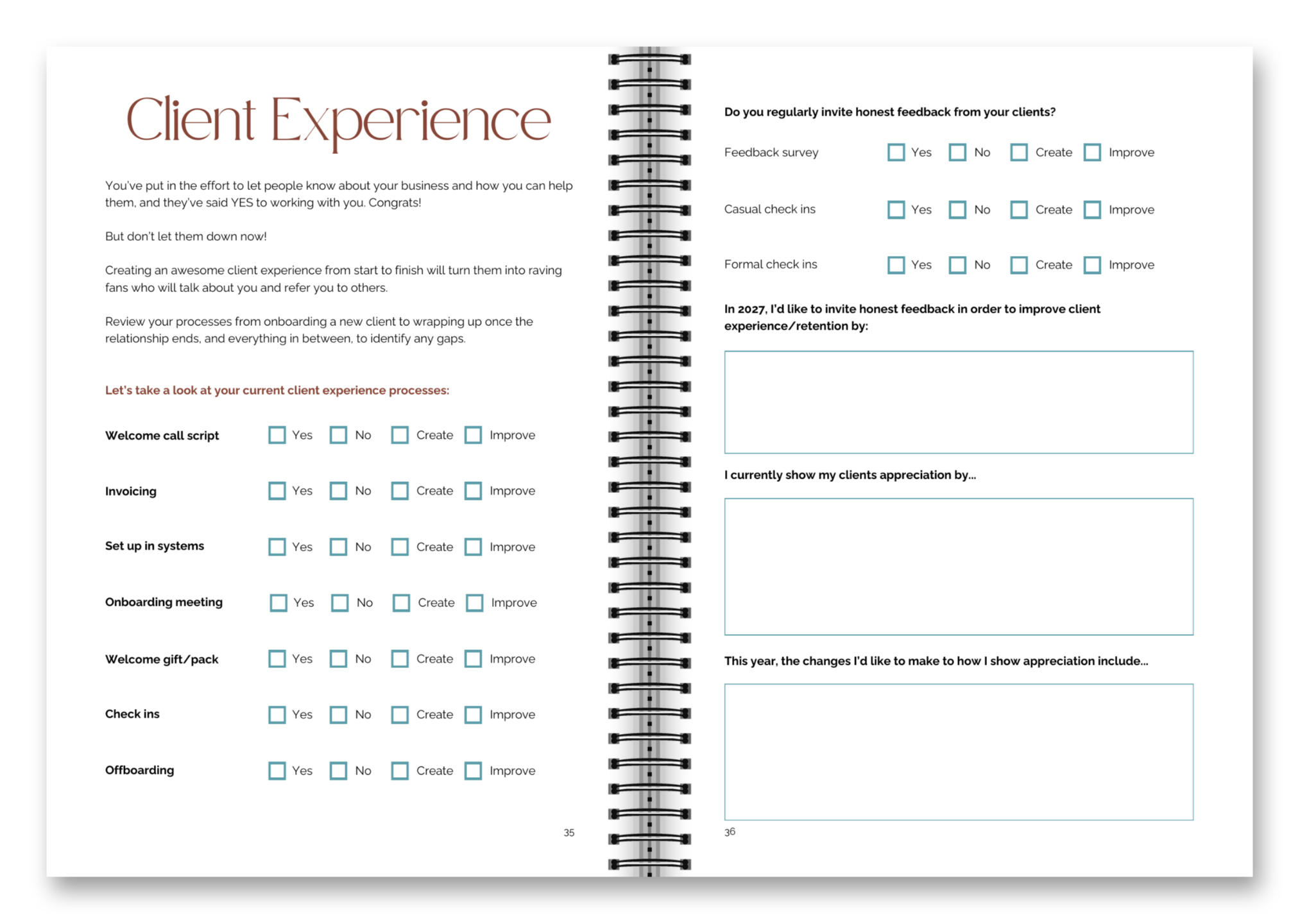 VA Business Planner Client Experience Mockup