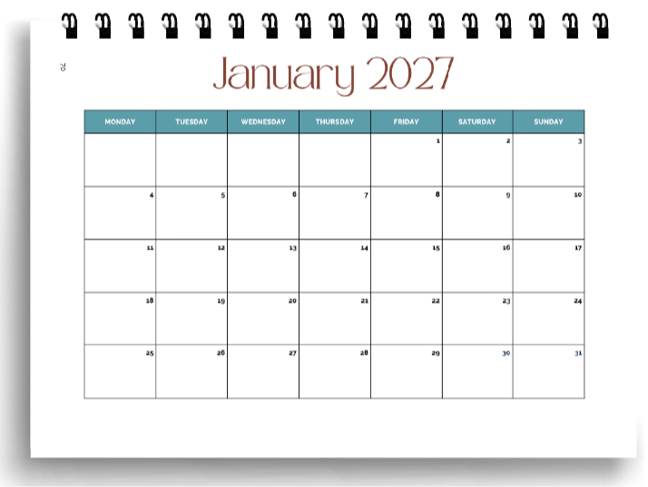 Yearly and Monthly Calendars