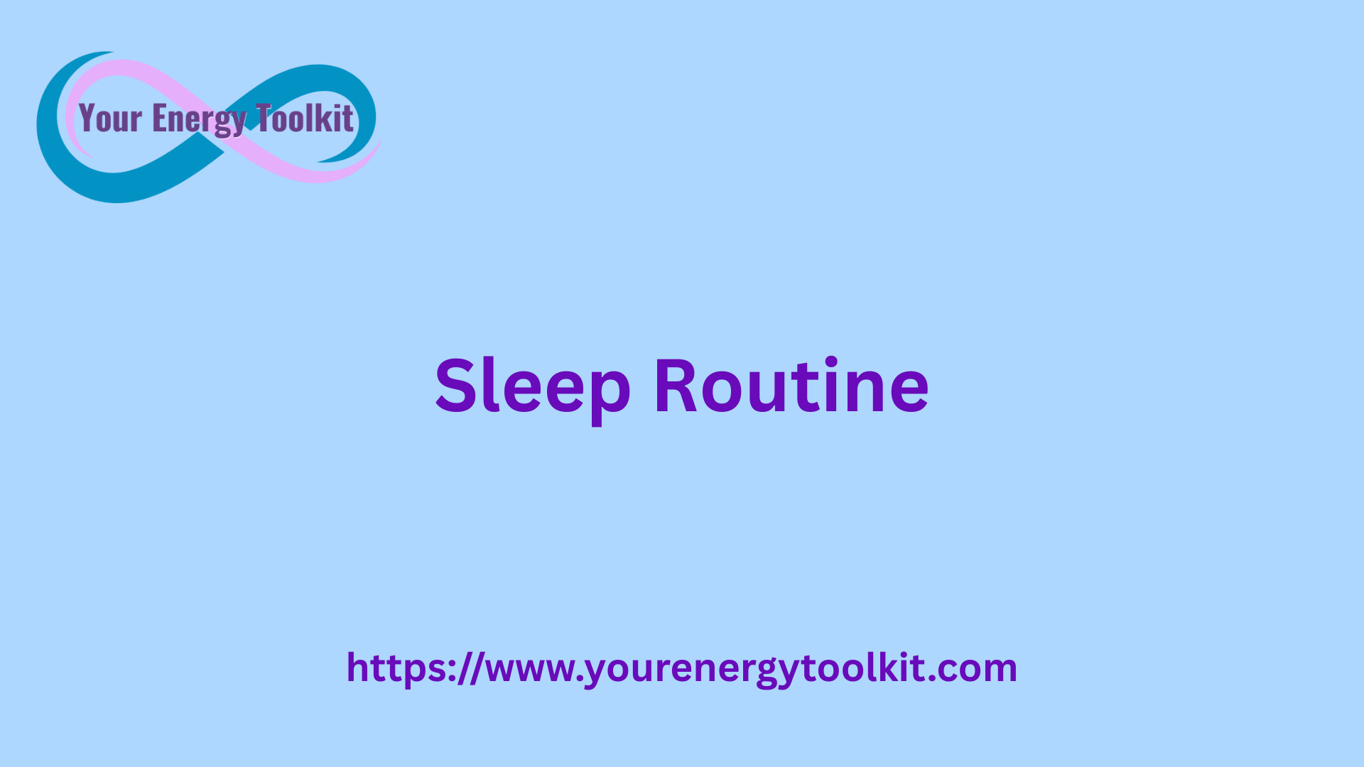 Sleep Routine video