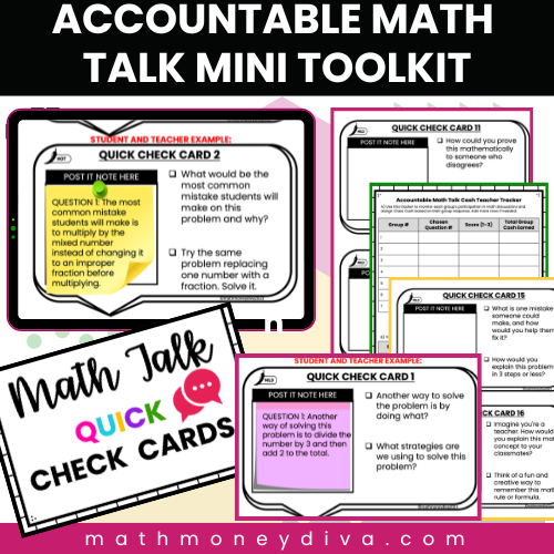 Accountable Math Talk mini PD