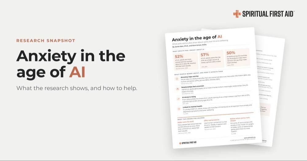 Research Snapshot: Anxiety in the age of AI. What the research shows, and how to help.