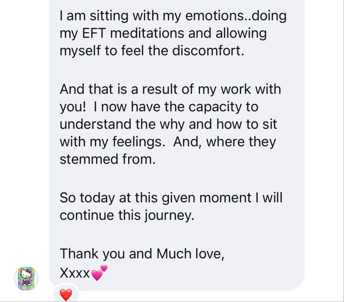 Client review about tapping