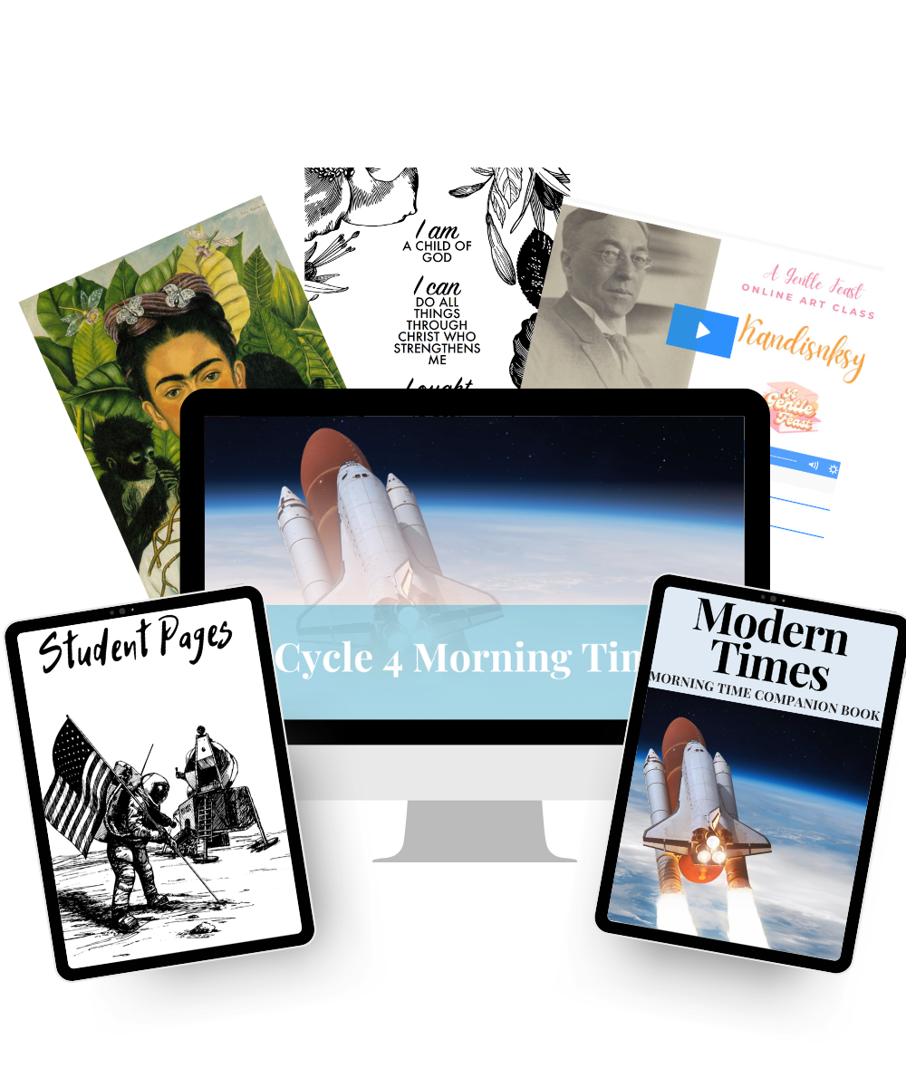 Cycle 4 Morning Time Companion Books and art prints