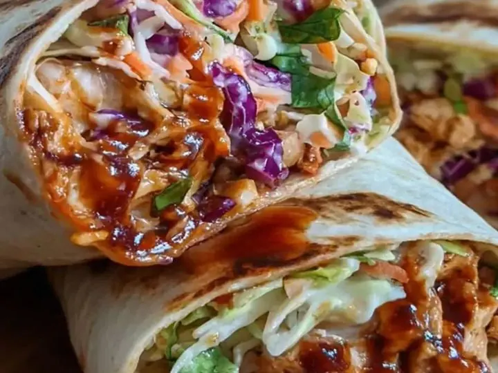 BBQ chicken crunch wrap