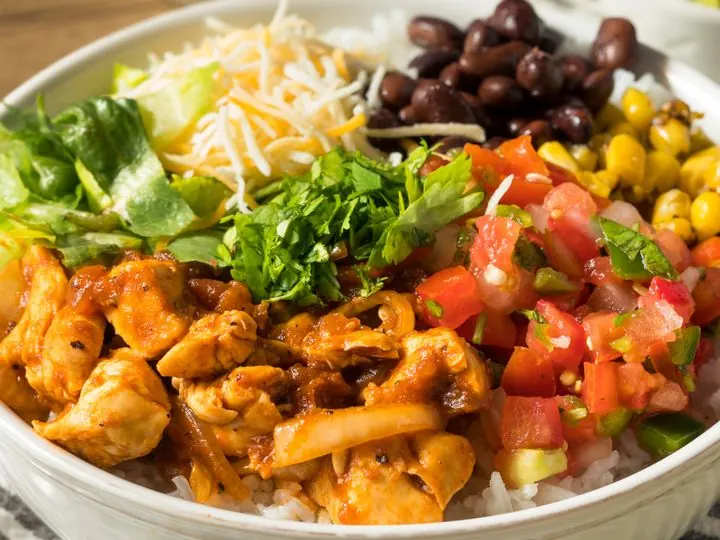 Mexican burrito bowl