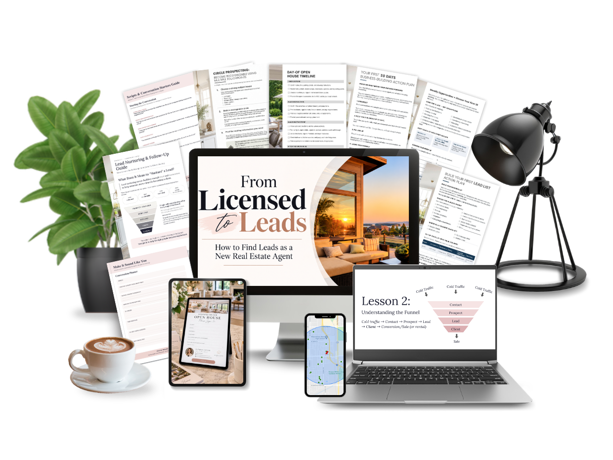 From Licensed to Leads course mockup