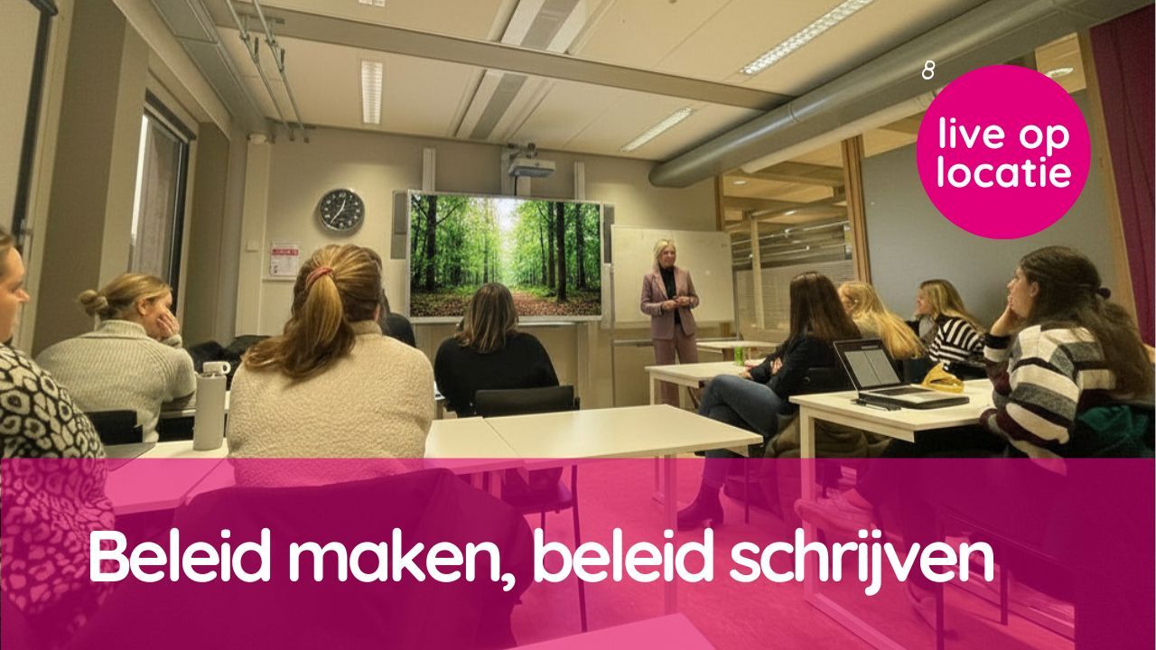 beleid maken en schrijven