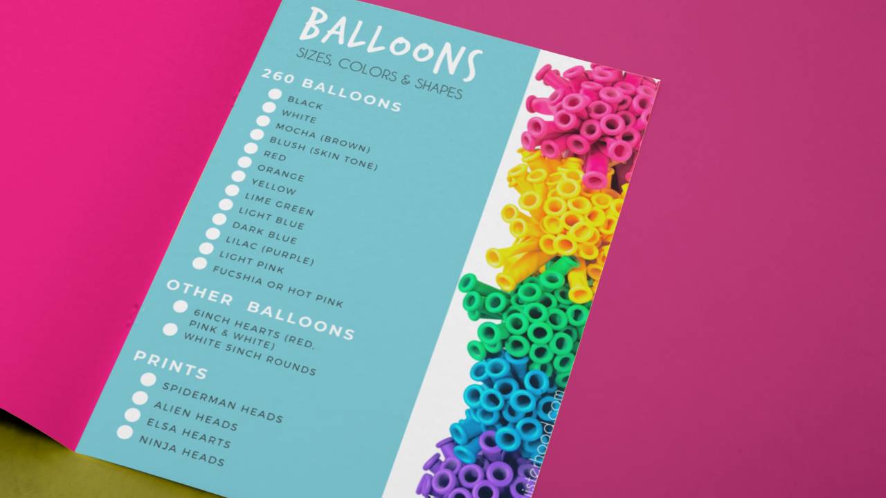 The Linework Guidebook for Balloon Artists