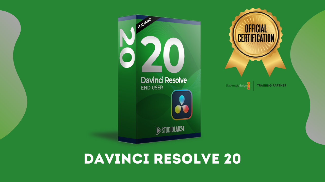 Davinci Resolve 17 End User video corso
