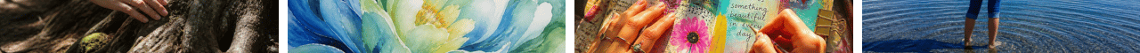 4 images representing 'The Reclaim & Rise Method' by Barbara Lynn Burns