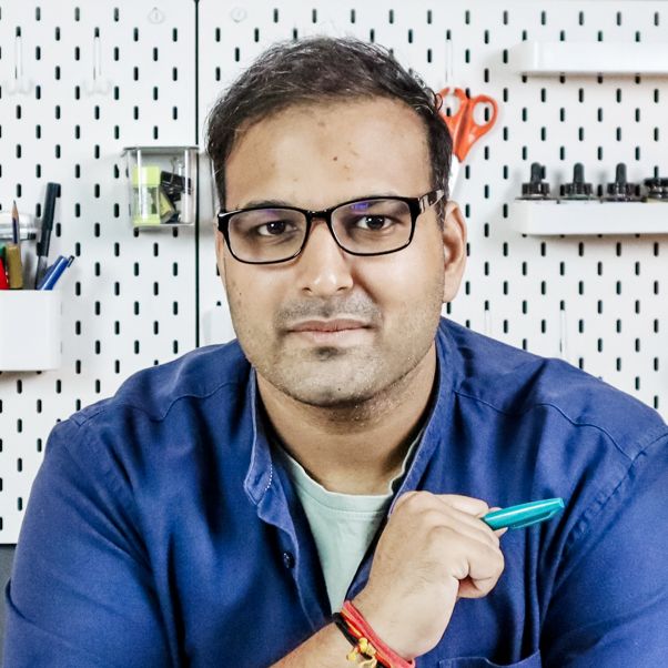 Abhay Pratap Singh Rathore is a calligrapher and lettering artist from New Delhi. He’s built a global following through the excellent process videos he posts, making calligraphy feel approachable and fun. 