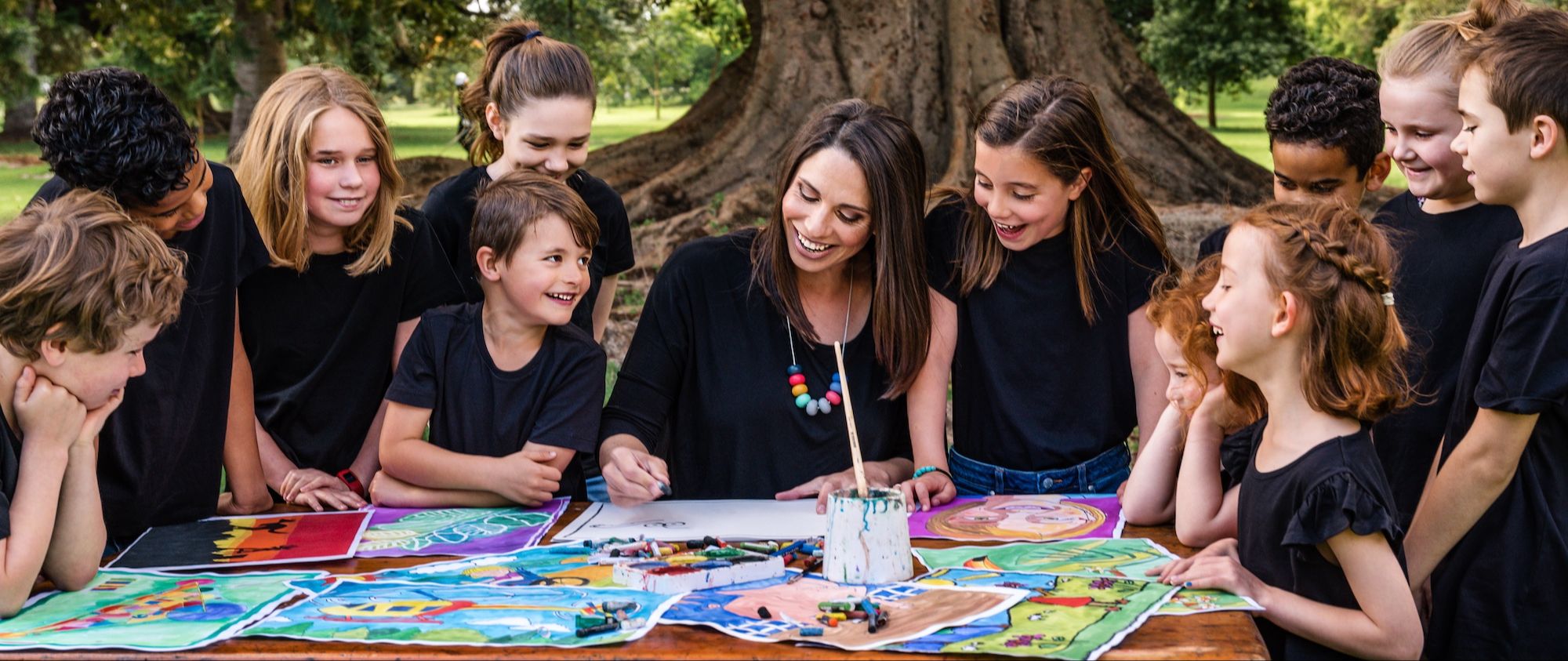 Kirsty Shadiac drawing for Artventure online art lessons for kids Australia