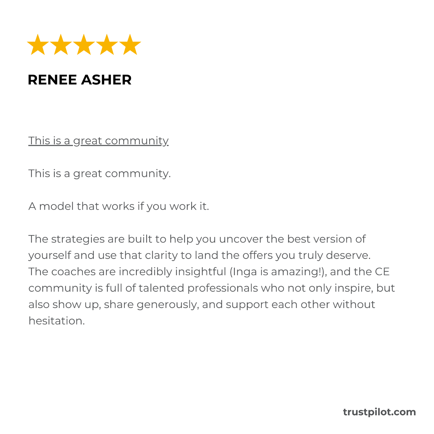 Career Evolved Reviews Trust Pilot